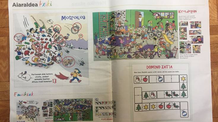 "Aiaraldea Txiki" atala egokituko du urte berriarekin komunikabideak