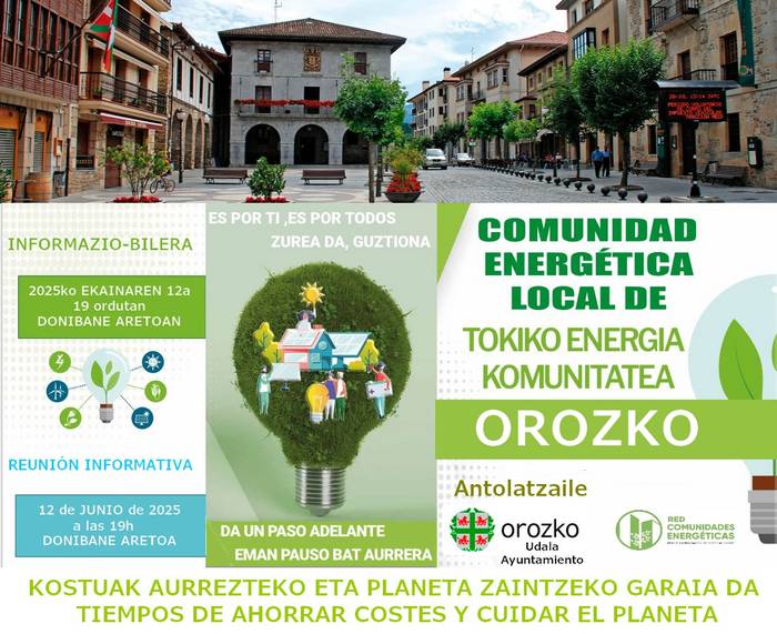 Tokiko energia komunitateari buruzko informazio bilera