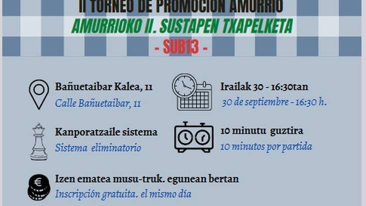 Amurrioko II. Xake Sustapen Txapelketa