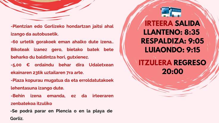 Txangoa hondartzara Aiaratik