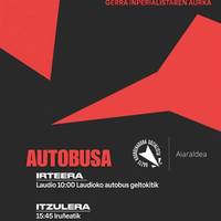 EHSKren manifestaziora joateko autobusa