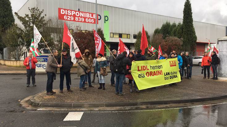 Lidl-eko prekarietate laborala salatu du Aiarako LABek