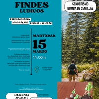 Asteburu Ludikoa: Ibilaldia eta hezi-bola sortzea