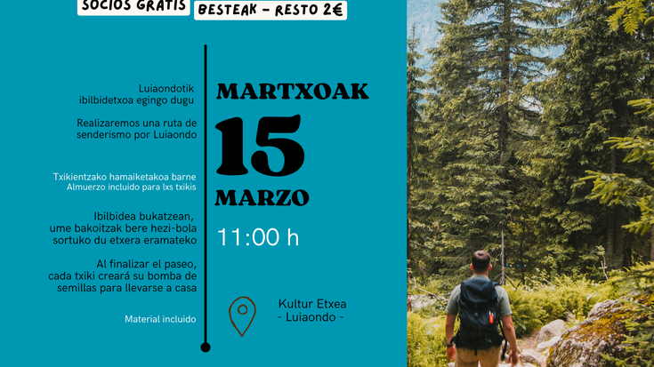 Asteburu Ludikoa: Ibilaldia eta hezi-bola sortzea