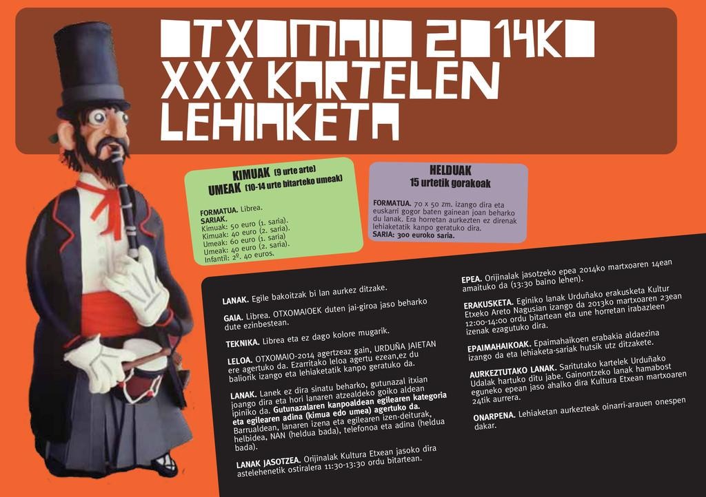 Otxomaio jaietarako kartel lehiaketa abian da