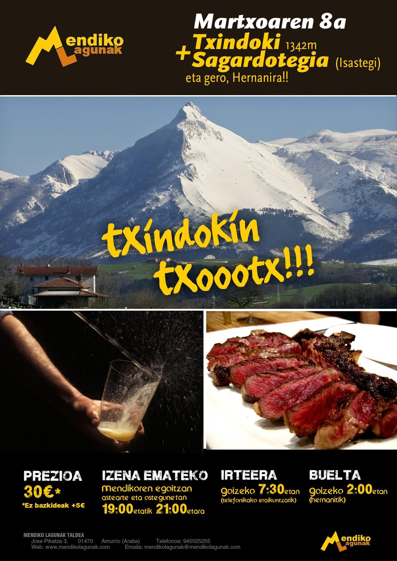 Txindokira, eta gero sagardotegira!!
