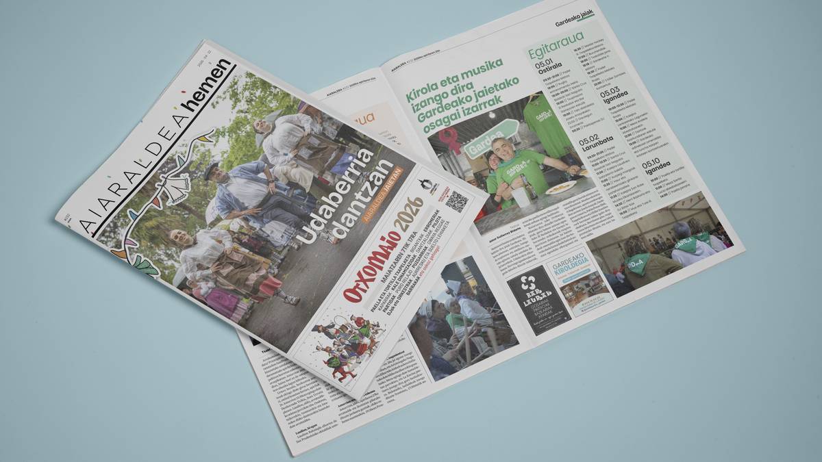 Udaberriko jaiei begirada sakona Aiaraldea Hemen hamabostekariaren zenbaki berrian