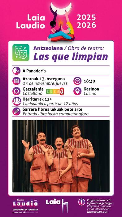 'Las que limpian' antzezlana