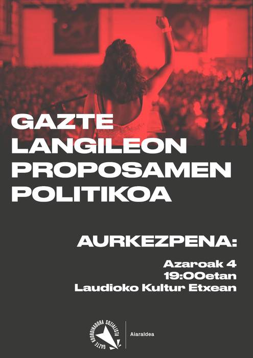 Gazte langileon proposamen politikoa