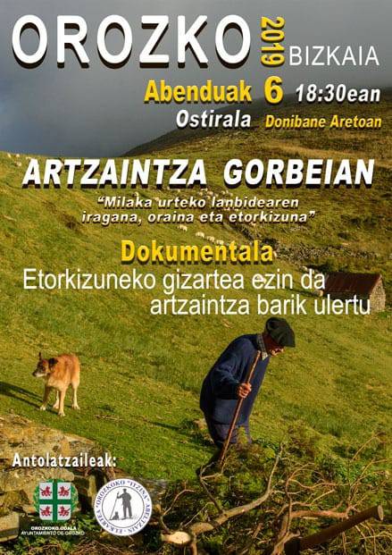 "Artzaintza Gorbeian" dokumentalaren proiekzioa