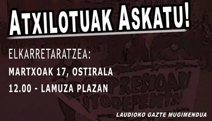 "Atxilotuak askatu!"