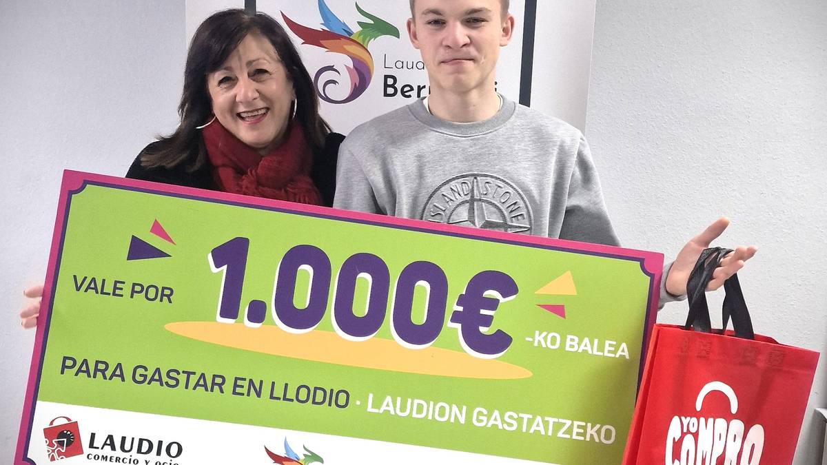 1.000 euroko Gabonetako Zozketa, Laudio Berrikusirekin