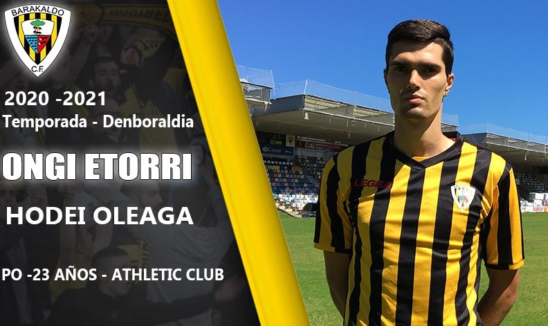 Hodei Oleaga fitxatu du Barakaldo CF taldeak