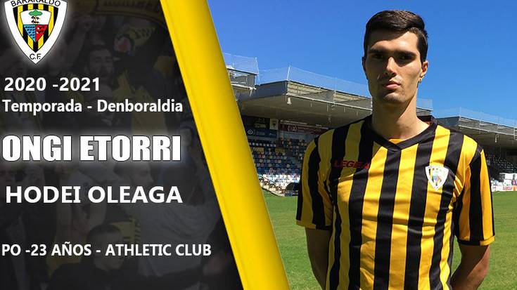 Hodei Oleaga fitxatu du Barakaldo CF taldeak