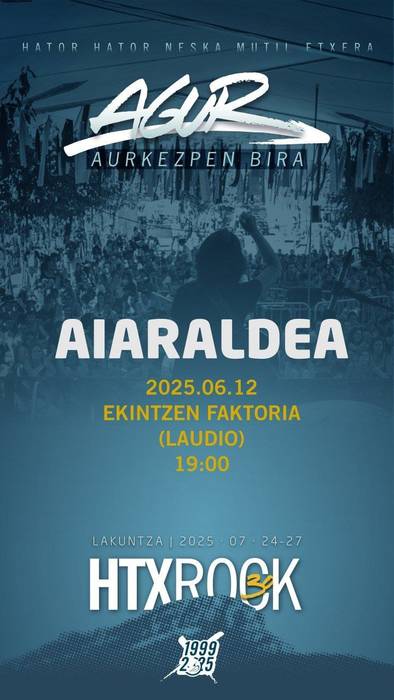 Hatortxu Rocken Aiaraldeko aurkezpena