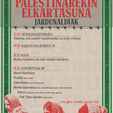 Palestinarekin Elkartasuna jardunaldiak