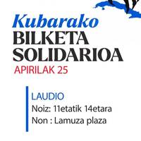 Kubarako bilketa solidarioa Laudion