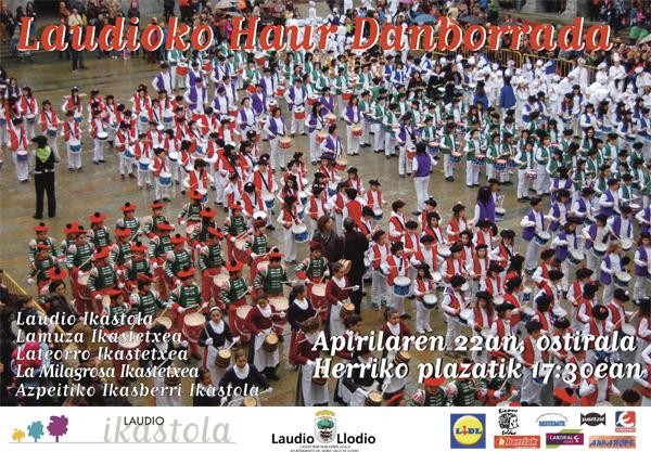 Haur danborrada Aldai plazan ospatuko da euria eginez gero