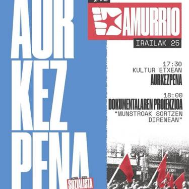 Gazte Topagune Sozialistaren aurkezpena
