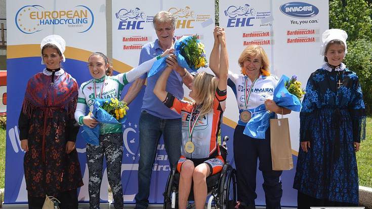 Ione Basterra txapeldun Europako Handbike Txapelketan