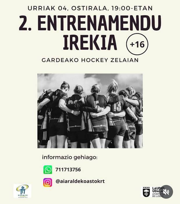 Astoak Rugby Taldea: 2. entrenamendu irekia