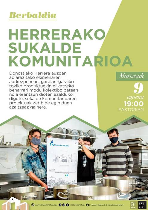 Herrerako sukalde komunitarioaren proiektuaren aurkezpena