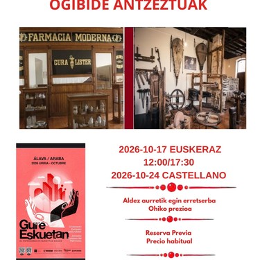 Ogibide antzeztuak Artziniega Museoan