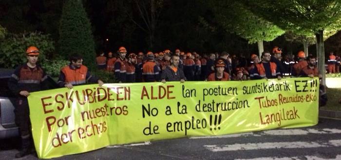 Tubos Reunidos taldeko LAB sindikatuaren oharra Eusko Jaurlaritzarentzat