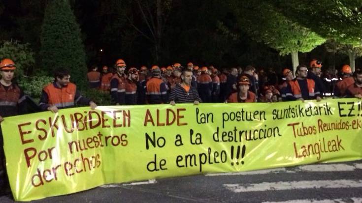 Tubos Reunidos taldeko LAB sindikatuaren oharra Eusko Jaurlaritzarentzat
