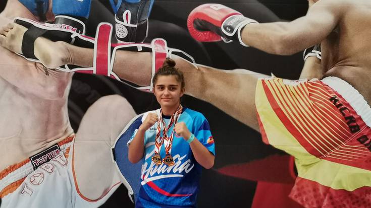 Espainiako Kick Boxing txapeldun izan ostean, nazioarteko lehiaketak prestatzen hasi da Izaro Blanco