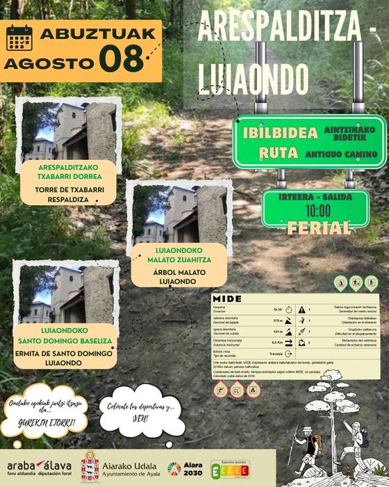Mendi martxa Arespalditzatik Luiaondora