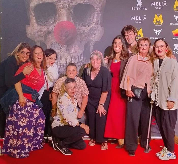 Aiaraldeko irrintziak pantaila handian: Sitgeseko Zinemaldian izan dira Iaiaiai taldeko kideak