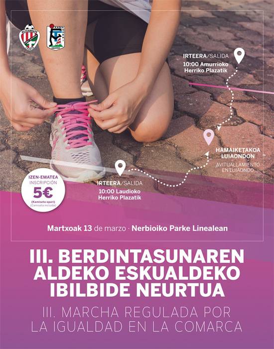III. Berdintasunaren Aldeko eskualdeko ibilaldi neurtua