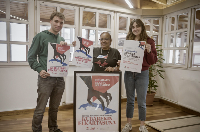 Kubara bidaltzeko oinarrizko produktuen bilketa egingo dute EHKSk eta IASek, Euskadi-Cuba elkartearekin batera Amurrion eta Laudion