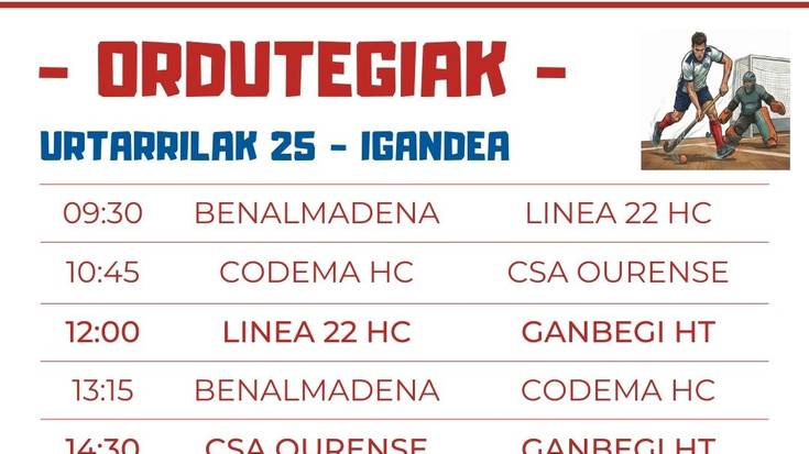 Areto hockeya: Gizonezkoen Ohorezko mailako Espainiako Txapelketa sektor fasea