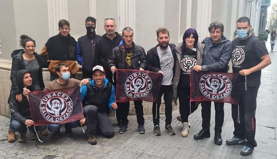 Cadizeko metaleko grebagatik auziperatutako langilearen "berehalako absoluzioa" eskatu dute Tubacexeko LABeko kideek