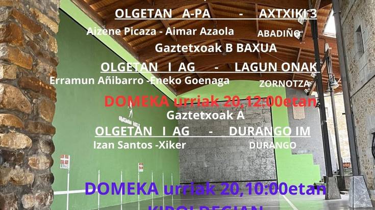 Eskolarteko txapelketa: esku pilota banaka