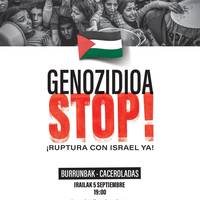 Palestinaren aldeko burrunba