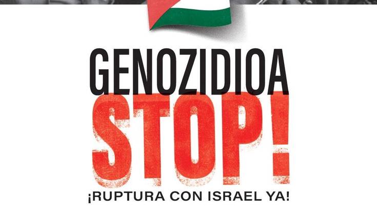 Palestinaren aldeko burrunba