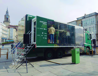 'Egurraren Herri, Bosque Country' kanpainaren erakusketa-kamioia Laudion egongo da asteburuan