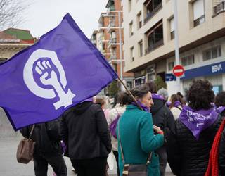 Ehunka herritar mobilizatu dira Amurrion, Emakumeon* Sareak deitutako manifestazioan