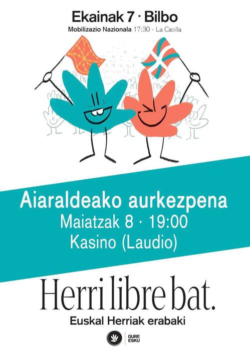 Gure Esku Dagoren mobilizazioaren aurkezpena