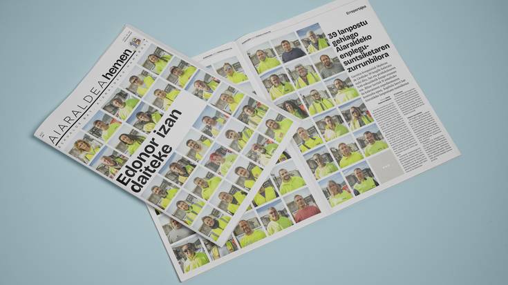 Maderas de Llodioko langileak protagonista Aiaraldea Hemen hamabostekarian