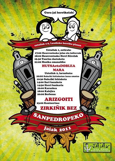 Sanpedropeko jaietan adin guztietarako proposamenak