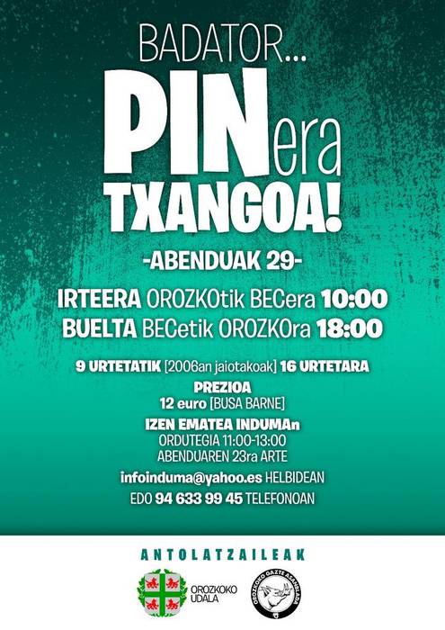 PINera txangoa