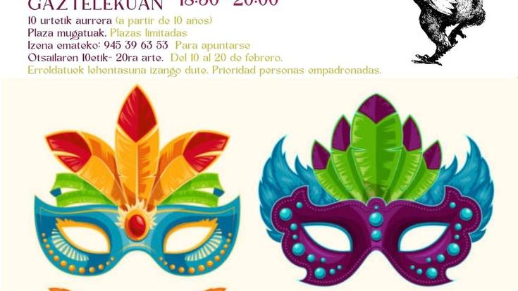 Veneziako maskaren tailerra