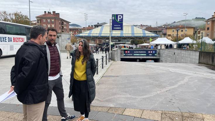 Aldai plazako aparkalekua 24 orduz erabili ahalko da 2,5 euroren truke bihartik aurrera