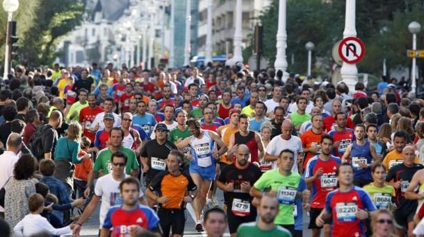 Aiaraldeko korrikalari askok hartu dute parte Behobia-Donostia lasterketan