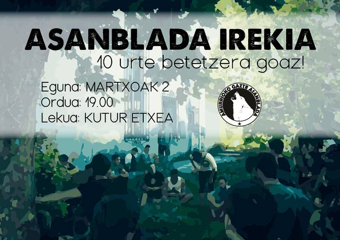 Amurrioko Gazte Asanbladaren 10. urteurrena