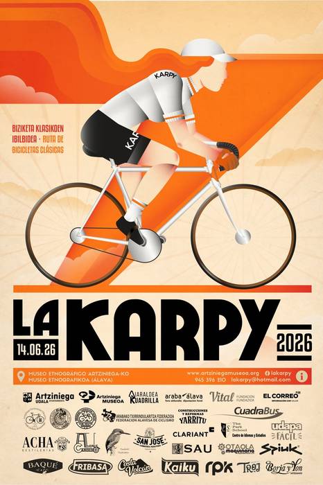 La Karpy bizikleta klasikoen ibilbidea